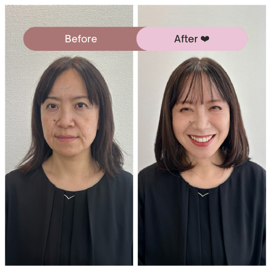 メイクレッスンBeforeAfter
